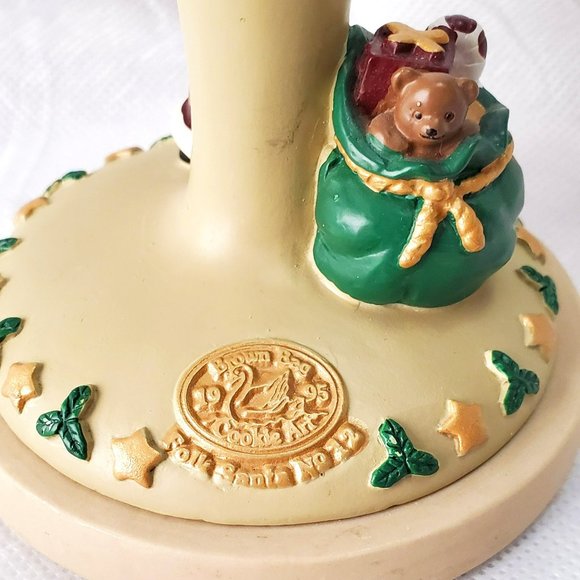 1995 Brown Bag Cookie Art Stamp FOLK SANTA # 12 Cookie Press Christmas Santa - Picture 6 of 7